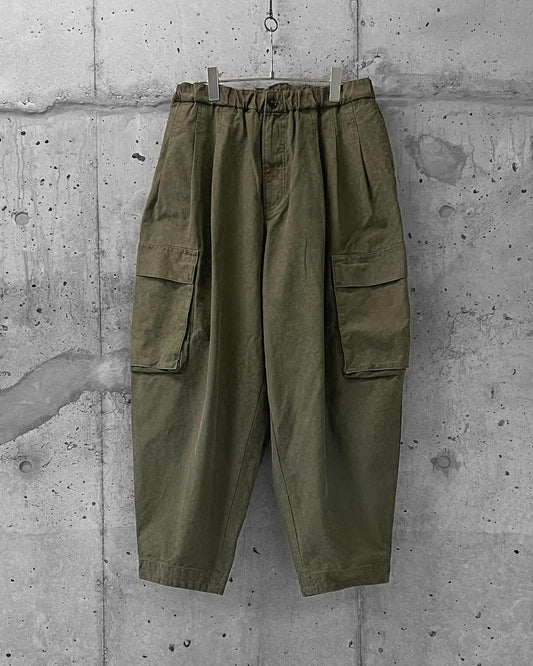 PLEATED CARGO TROUSERS / mù_lab.#005