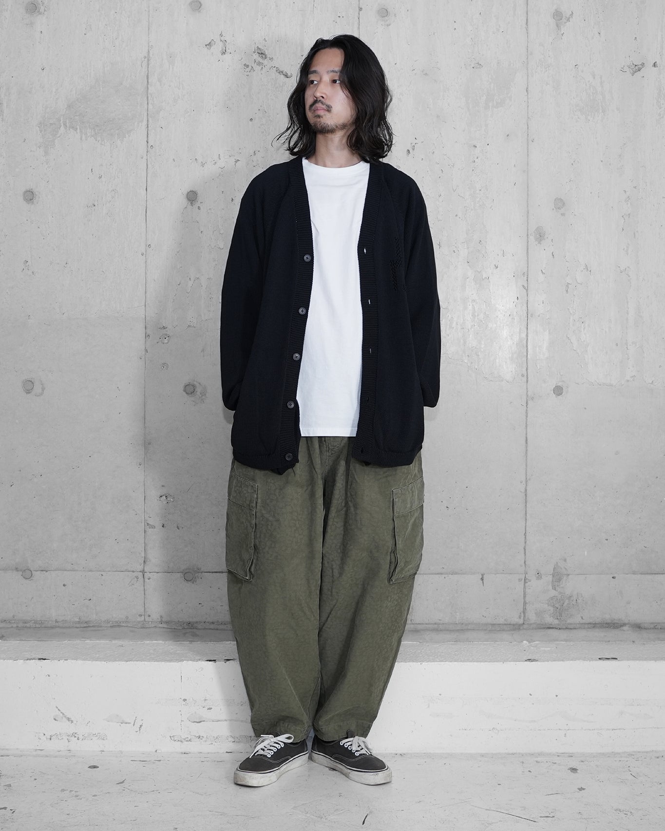 OVERSIZE COTTON CARDIGAN