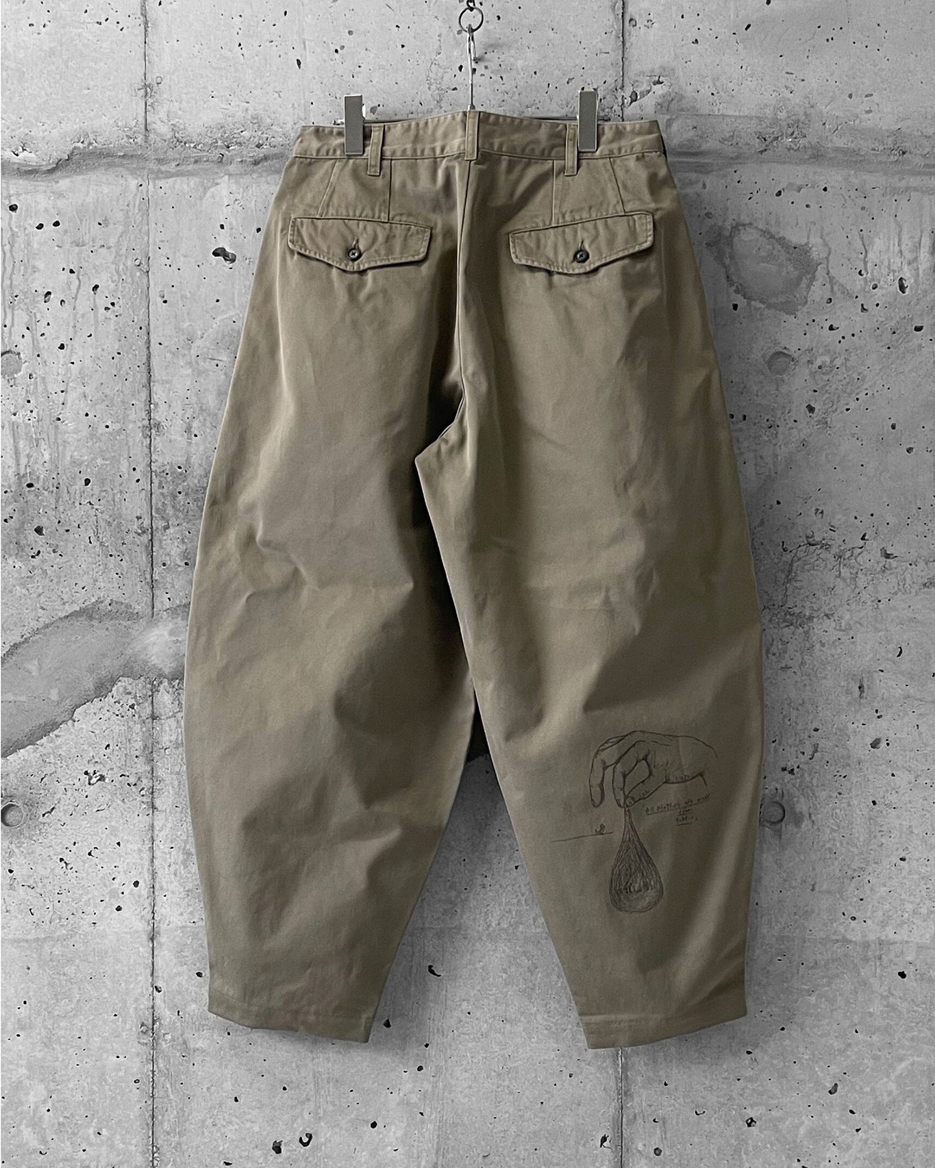 CURVED LINE TROUSERS / mù_lab.#004
