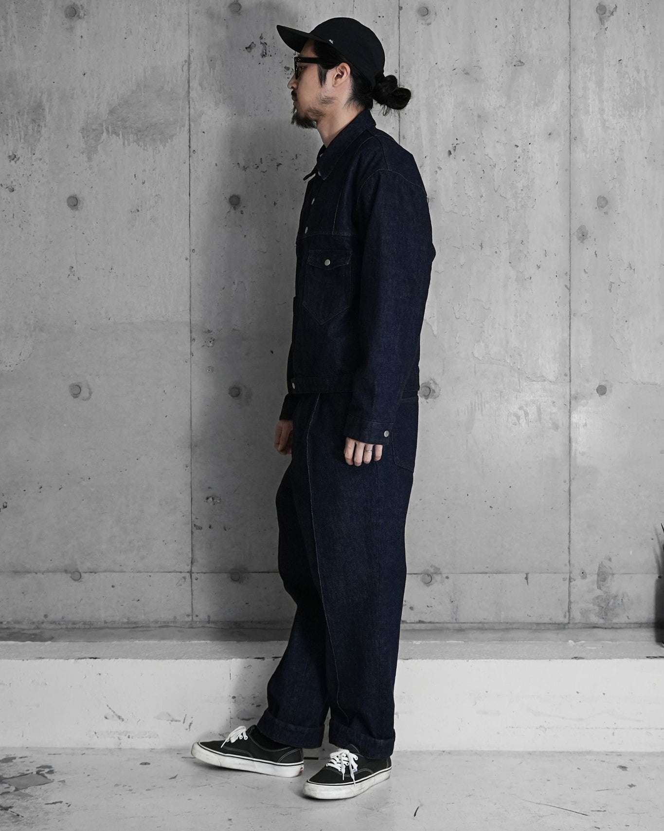 PIN TUCK DENIM JACKET