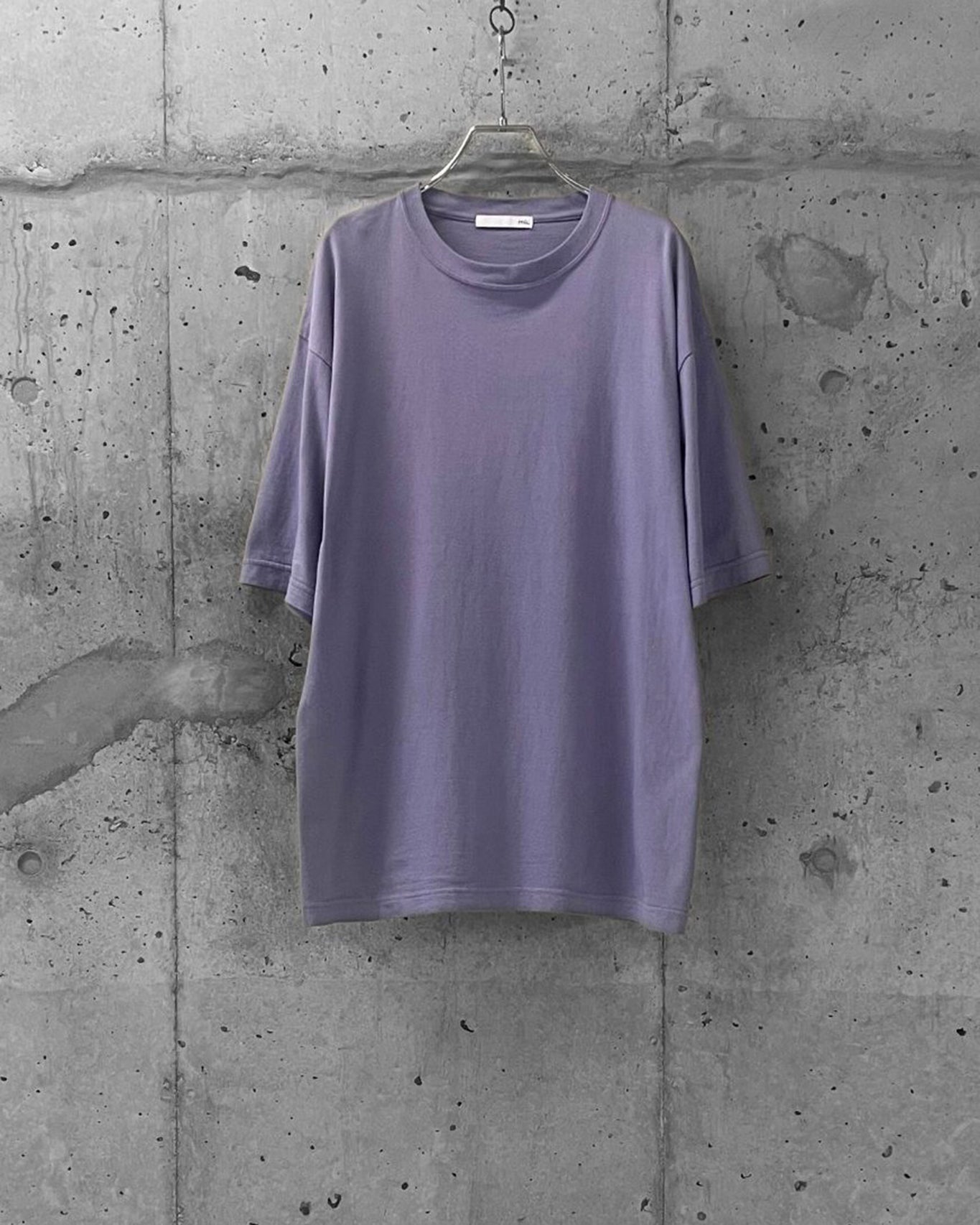 GARMENT DYED COTTON RAYON T / LILAC
