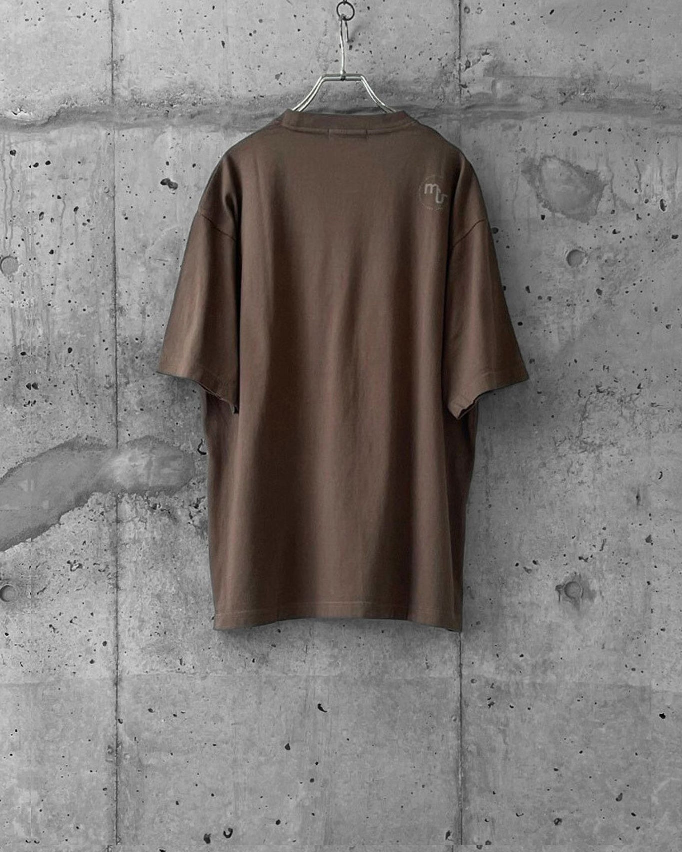 GARMENT DYED COTTON RAYON T / MOCHA