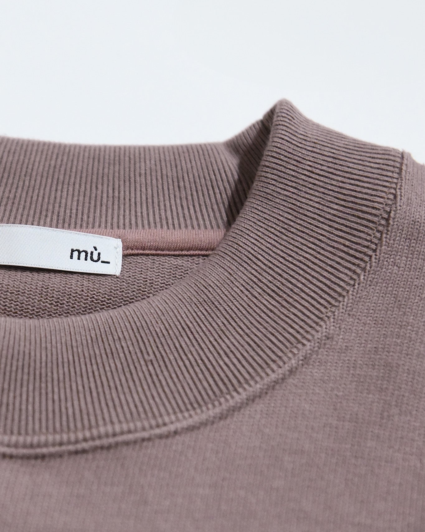 HIGH NECK LONG SLEEVE T/SMOKY PINK