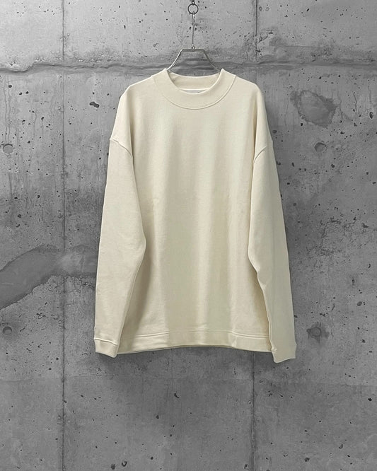 HIGH NECK LONG SLEEVE T / OFF WHITE