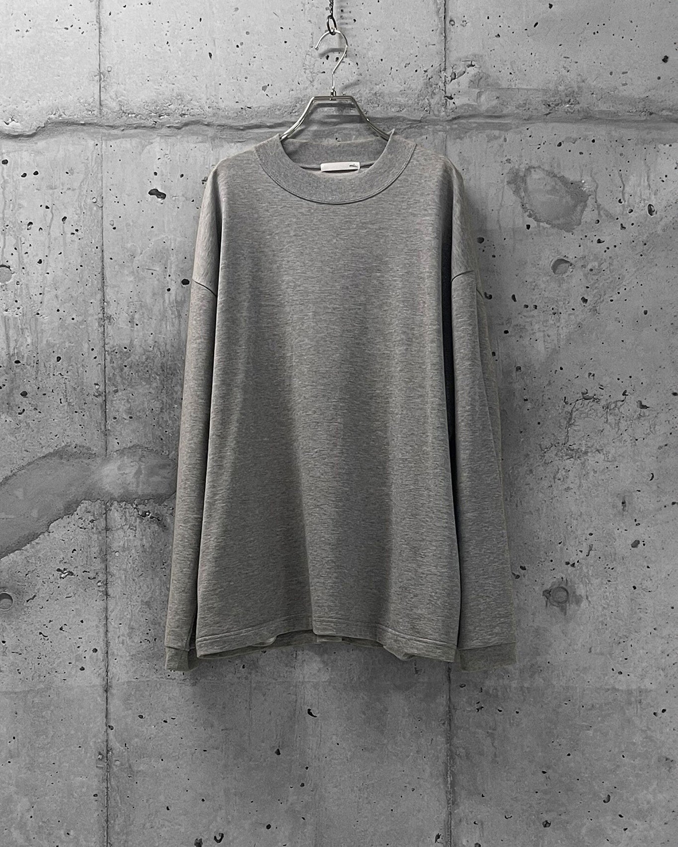 HIGH NECK LONG SLEEVE T / LOOP BACK