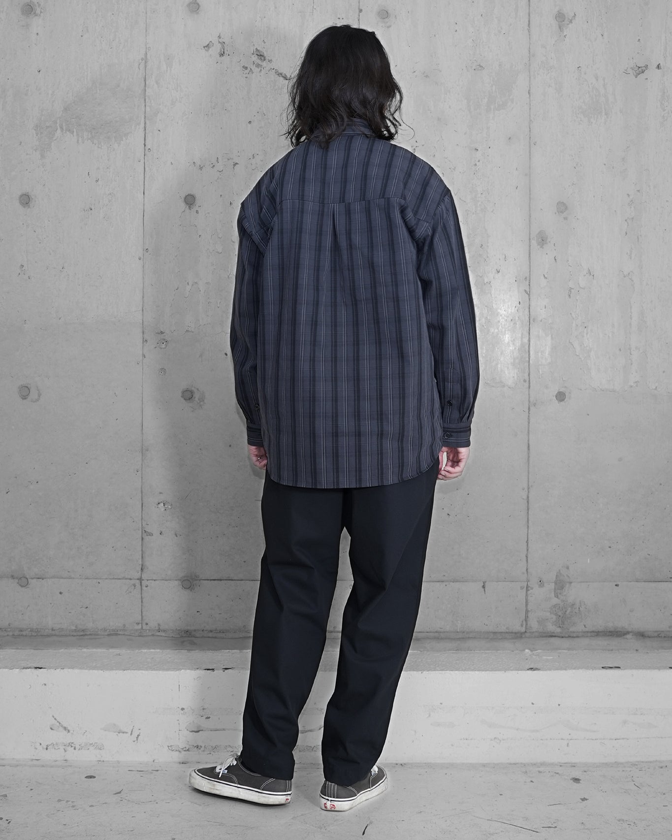 OVERSIZE SHIRT JACKET / HIDDEN CHECK