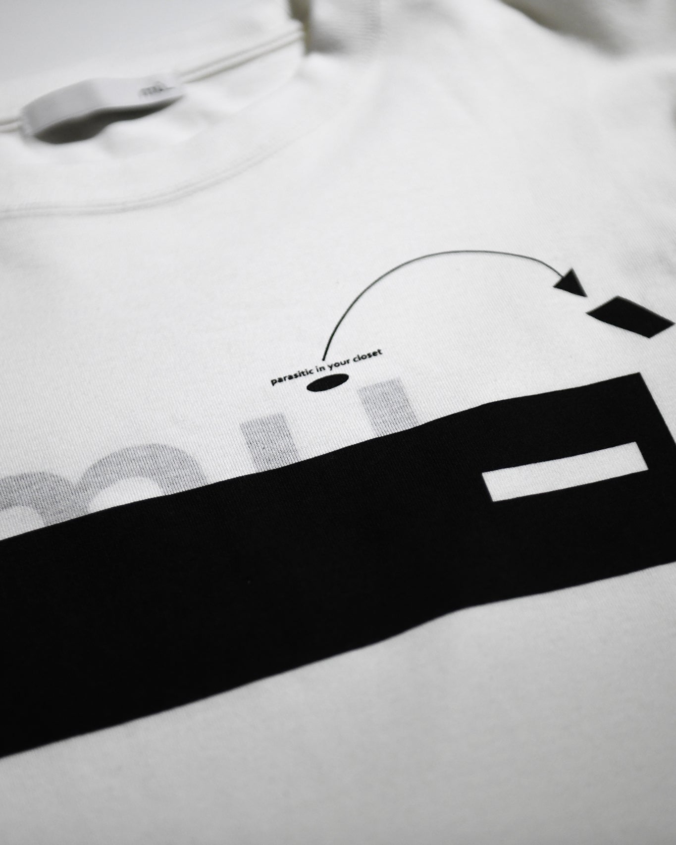 SHORT SLEEVE PRINT T / WHITE