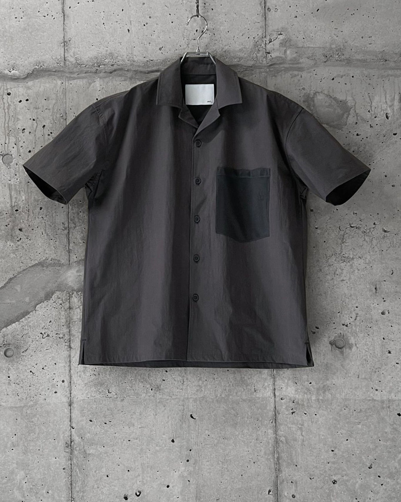 OVERSIZE SHORT SLEEVE SHIRT / GRAY