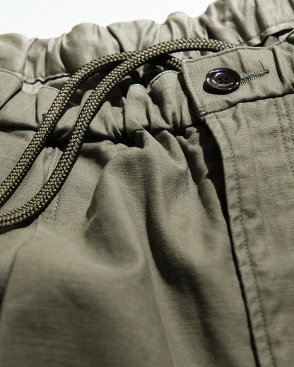 PLEATED CARGO TROUSERS / PISTACHIO GREEN