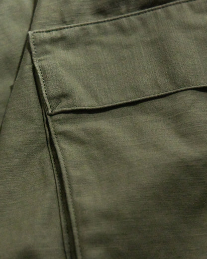 PLEATED CARGO TROUSERS / PISTACHIO GREEN