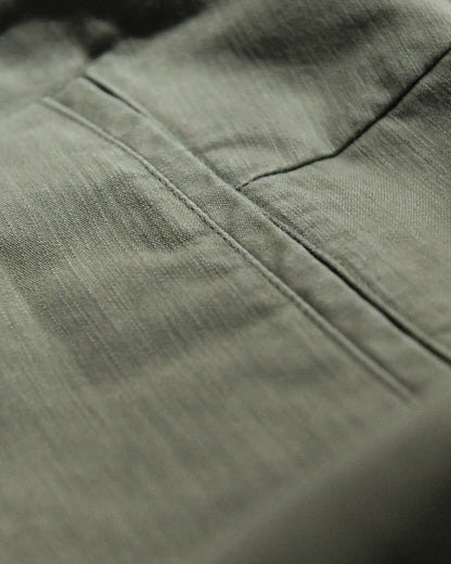 PLEATED CARGO TROUSERS / PISTACHIO GREEN
