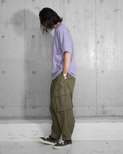 PLEATED CARGO TROUSERS / mù_lab.#005