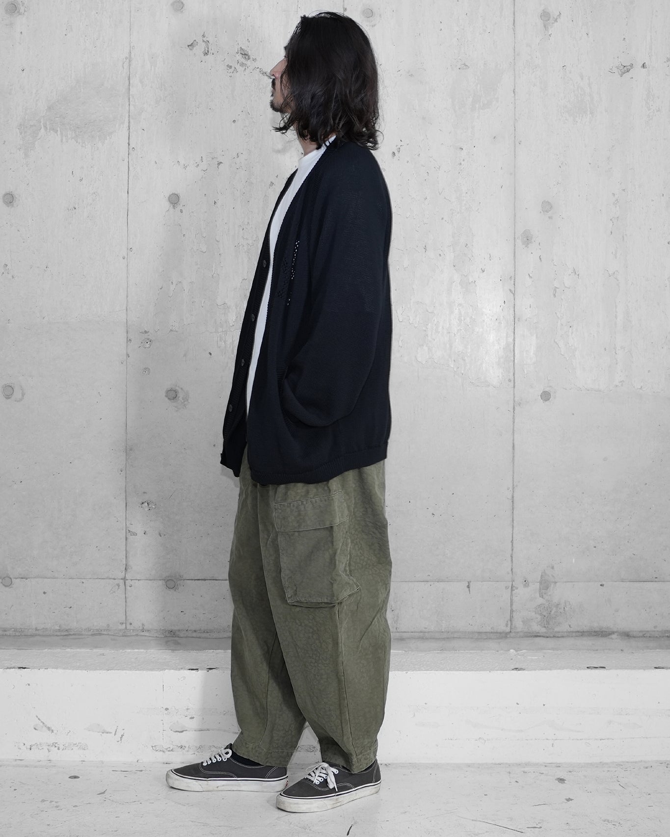 OVERSIZE COTTON CARDIGAN