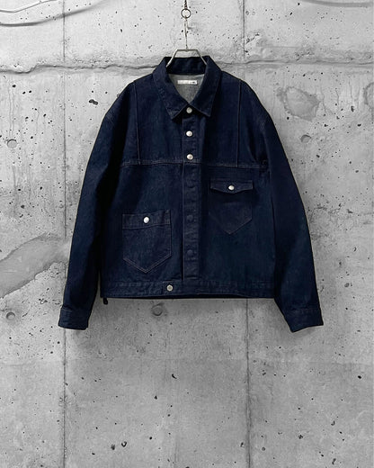 PIN TUCK DENIM JACKET