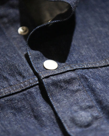 PIN TUCK DENIM JACKET