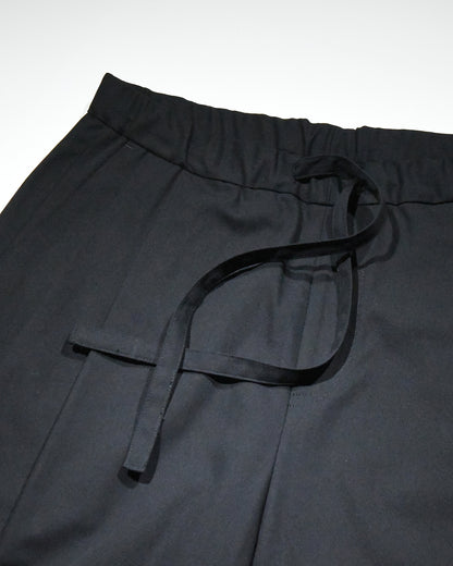 EASY TROUSERS（イージートラウザース） BLACK | mù_