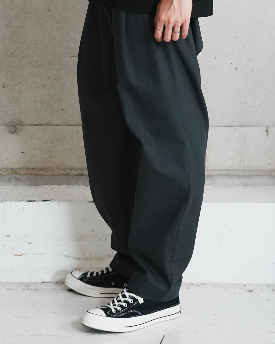 EASY TROUSERS / CHARCOAL