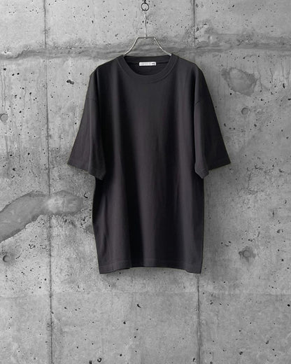 GARMENT DYED COTTON RAYON T / CHARCOAL