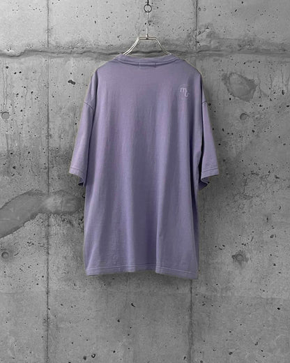 GARMENT DYED COTTON RAYON T / LILAC