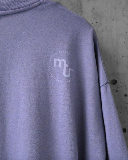 GARMENT DYED COTTON RAYON T / LILAC