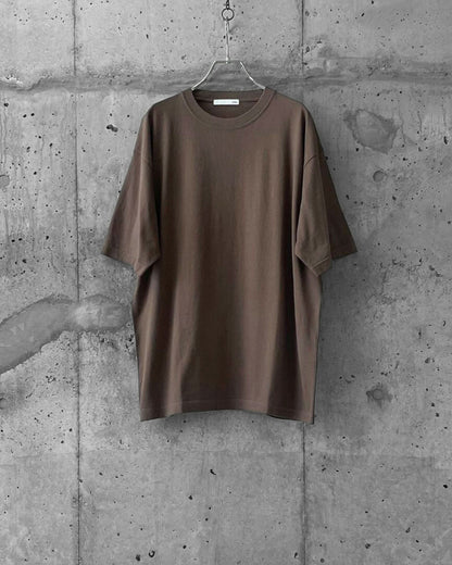 GARMENT DYED COTTON RAYON T / MOCHA