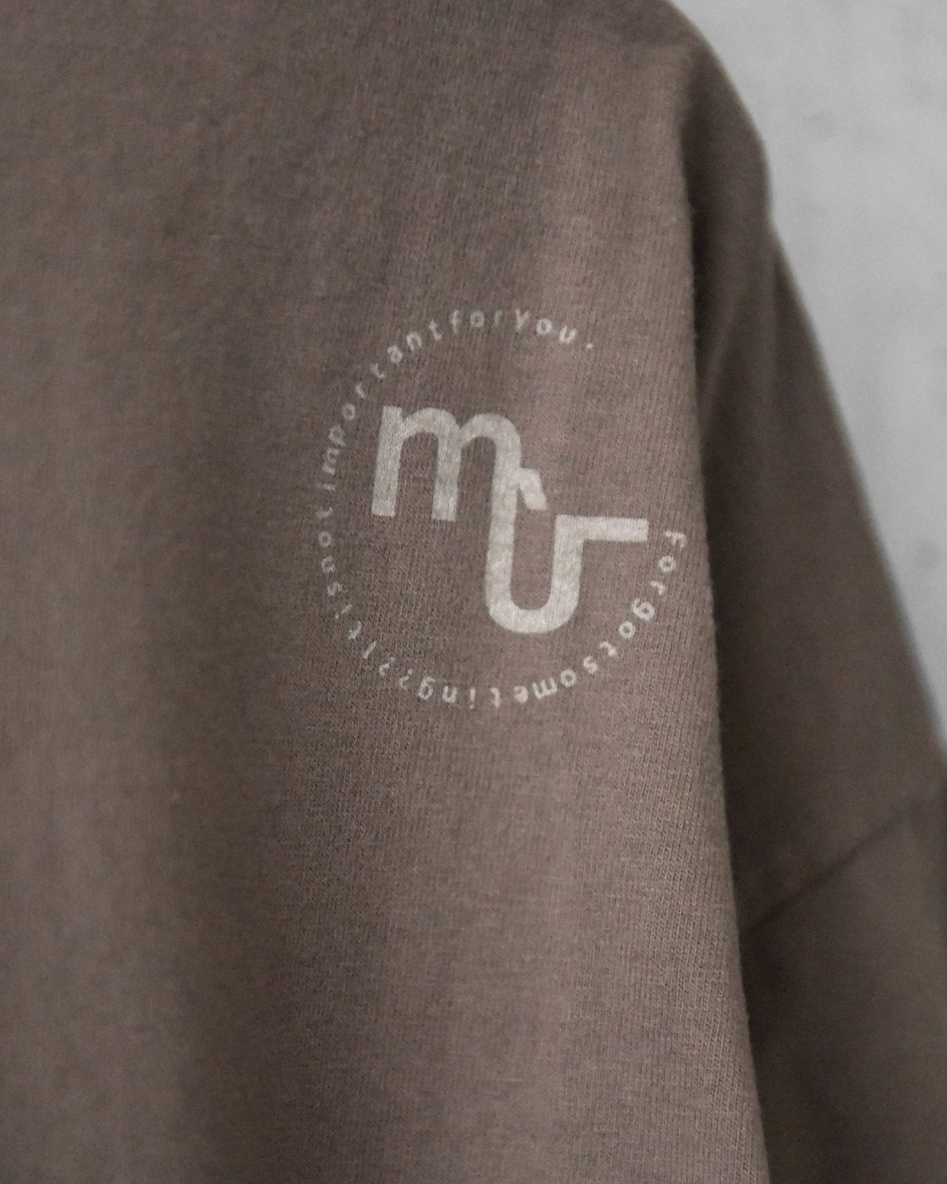 GARMENT DYED COTTON RAYON T / MOCHA