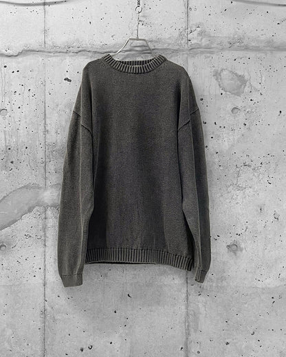 GRAYSCALE SULFUR DYED OVERSIZE KNIT