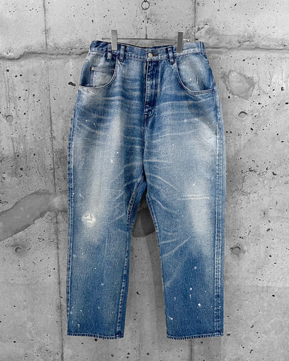 【受注生産】WIDE TAPERED DENIM TROUSERS / mù_lab.#007