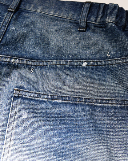 【受注生産】WIDE TAPERED DENIM TROUSERS / mù_lab.#007