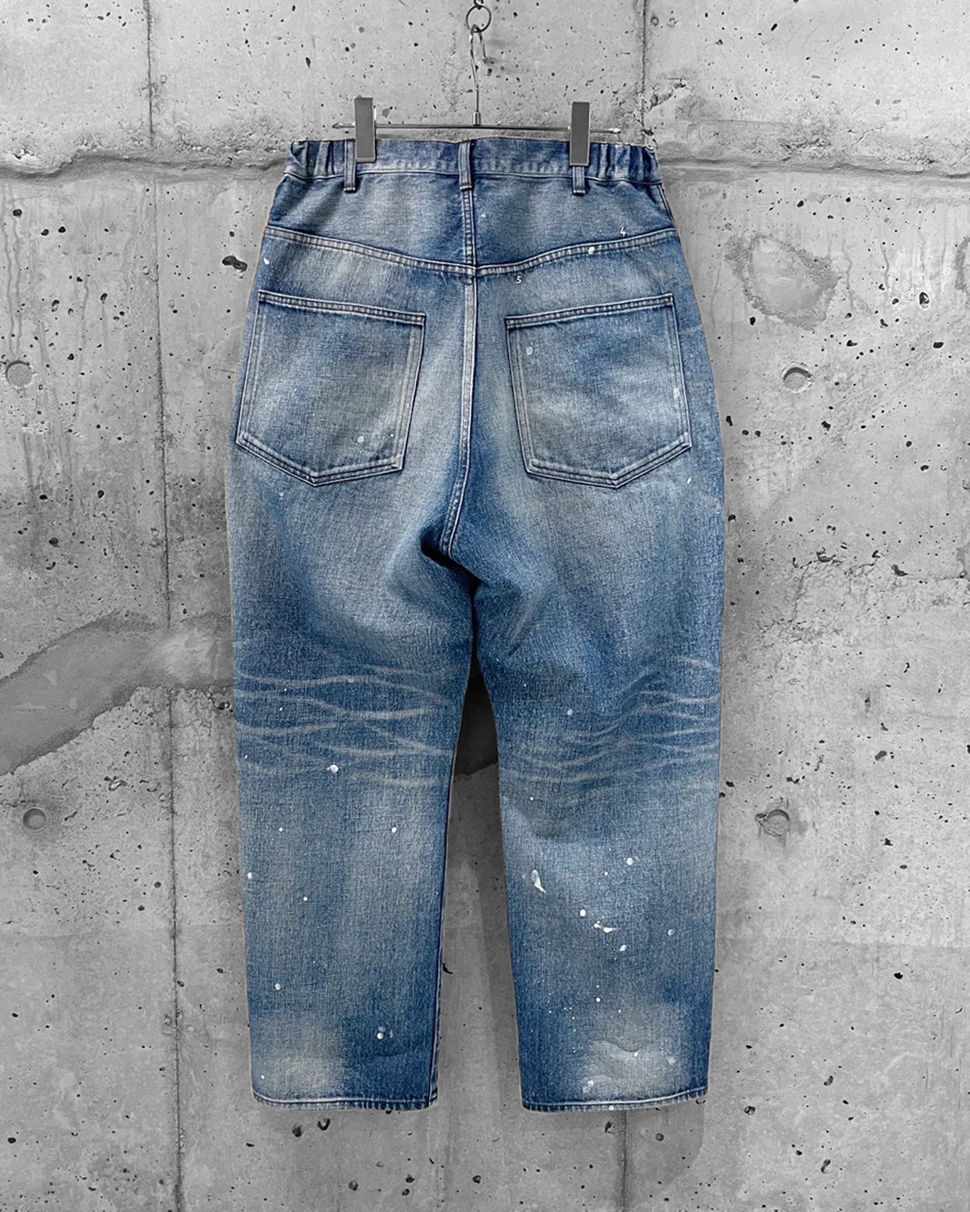 【受注生産】WIDE TAPERED DENIM TROUSERS / mù_lab.#007