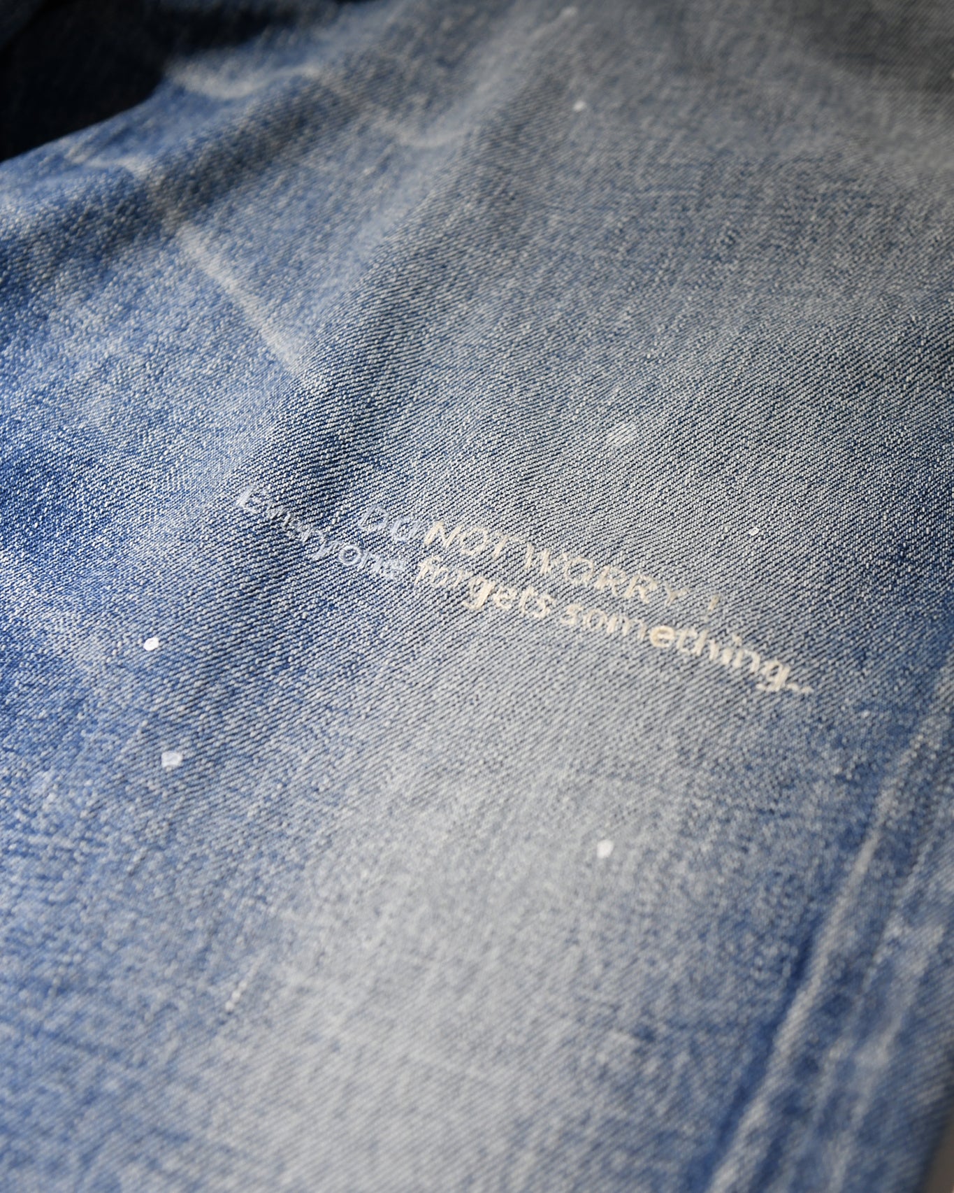 【受注生産】WIDE TAPERED DENIM TROUSERS / mù_lab.#007