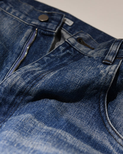 【受注生産】WIDE TAPERED DENIM TROUSERS / mù_lab.#007