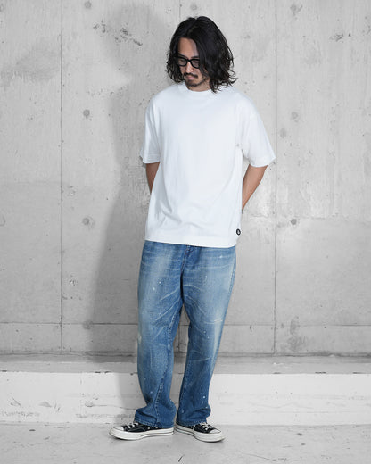 【受注生産】WIDE TAPERED DENIM TROUSERS / mù_lab.#007