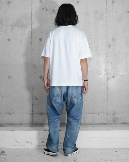 【受注生産】WIDE TAPERED DENIM TROUSERS / mù_lab.#007
