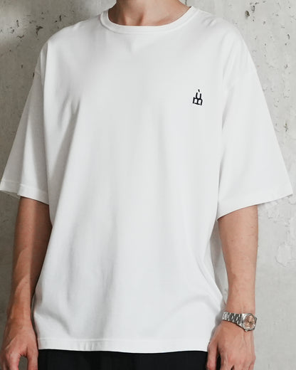 SHORT SLEEVE LOGO T / WHITE