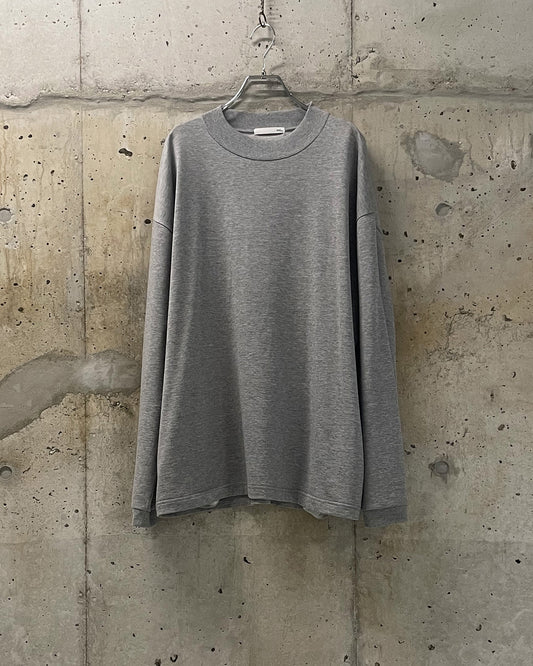 HIGH NECK LONG SLEEVE T / LOOP BACK