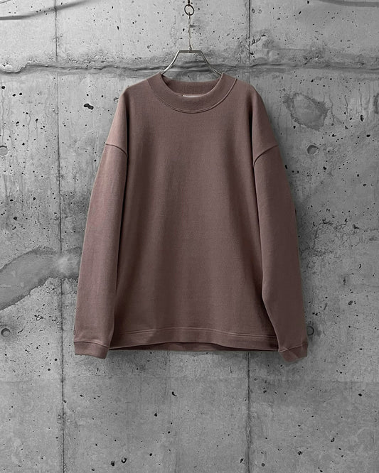 HIGH NECK LONG SLEEVE T/SMOKY PINK