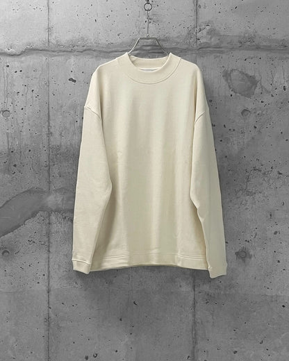 HIGH NECK LONG SLEEVE T/BLACK