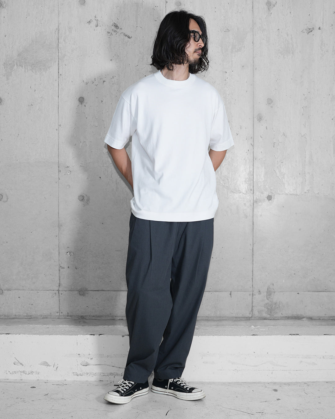 EASY TROUSERS | 大人が着られる上品なオーバーサイズ | mù_