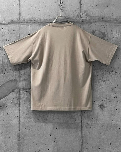 SHORT SLEEVE PRINT T / SAND BEIGE