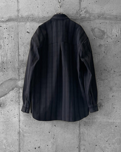 OVERSIZE SHIRT JACKET / HIDDEN CHECK