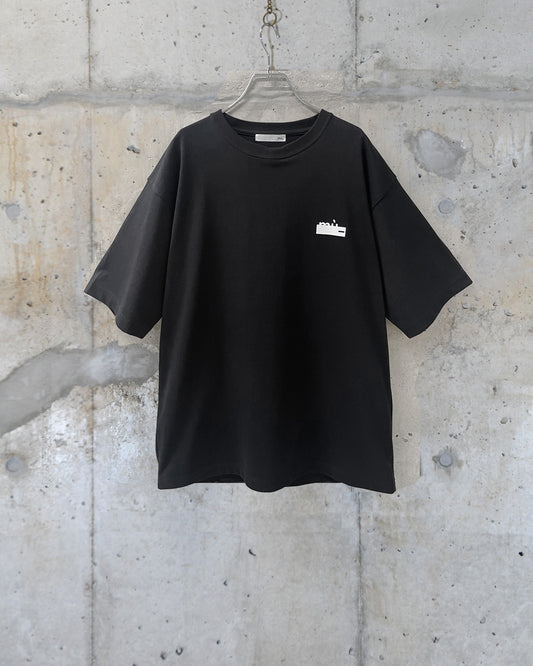 SHORT SLEEVE PRINT T / BLACK