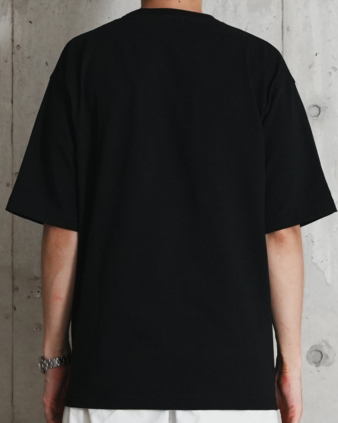 SHORT SLEEVE PRINT T / BLACK