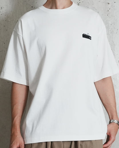 SHORT SLEEVE PRINT T / WHITE