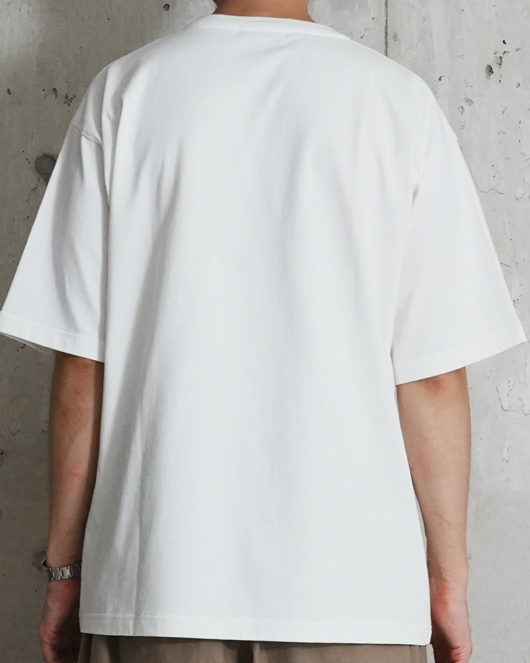 SHORT SLEEVE PRINT T / WHITE