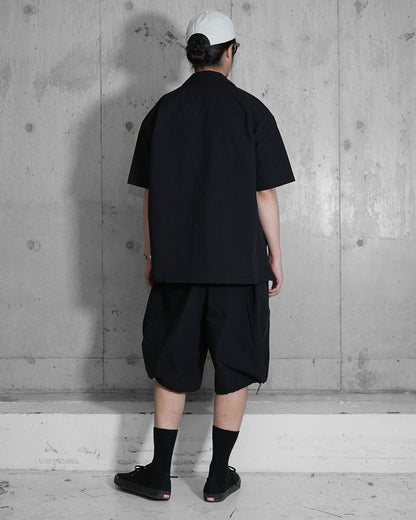 OVERSIZE SHORT SLEEVE SHIRT / BLACK