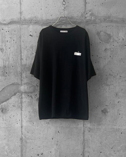 SHORT SLEEVE PRINT T / BLACK