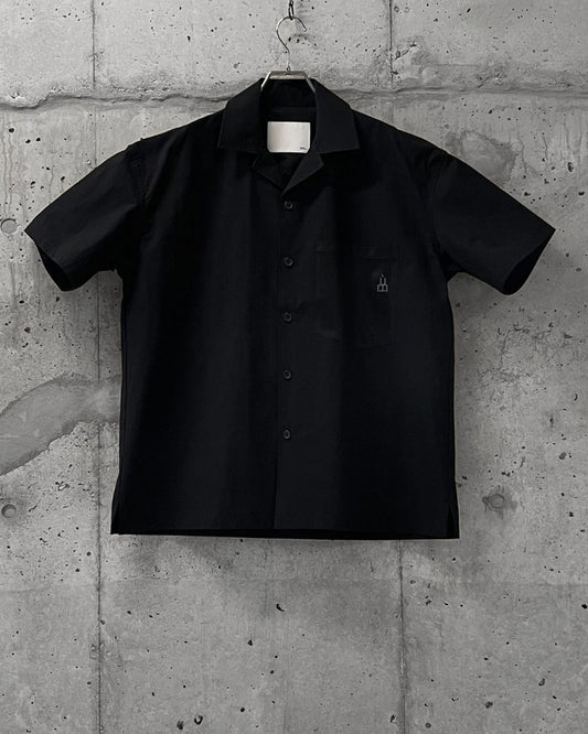 OVERSIZE SHORT SLEEVE SHIRT / BLACK