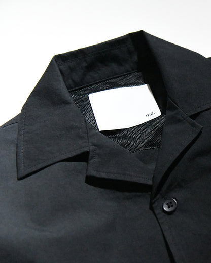 OVERSIZE SHORT SLEEVE SHIRT / BLACK
