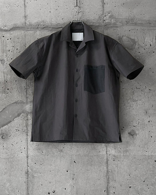 OVERSIZE SHORT SLEEVE SHIRT / GREY